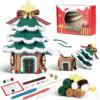 Green Christmas Tree House Storage Box