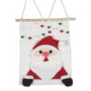 White Christmas Wall Hanging (Santa Claus)