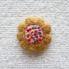Flower-Shaped Cookie with Rainbow Sprinkles