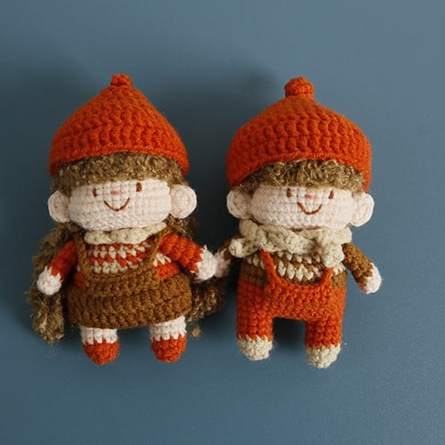 Handmade Crochet Couple Dolls