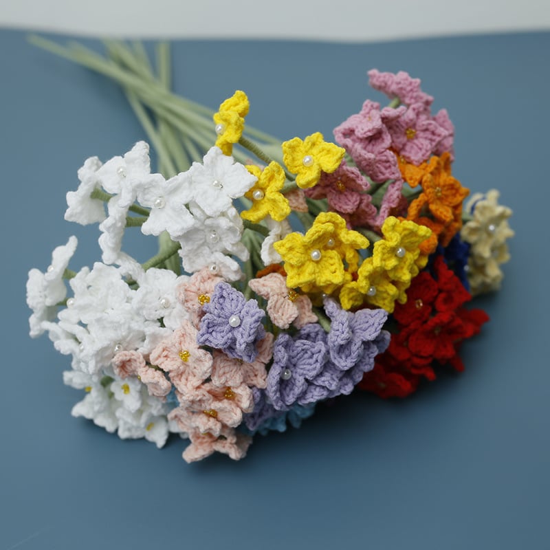 Handmade Crochet Hydrangea Bouque