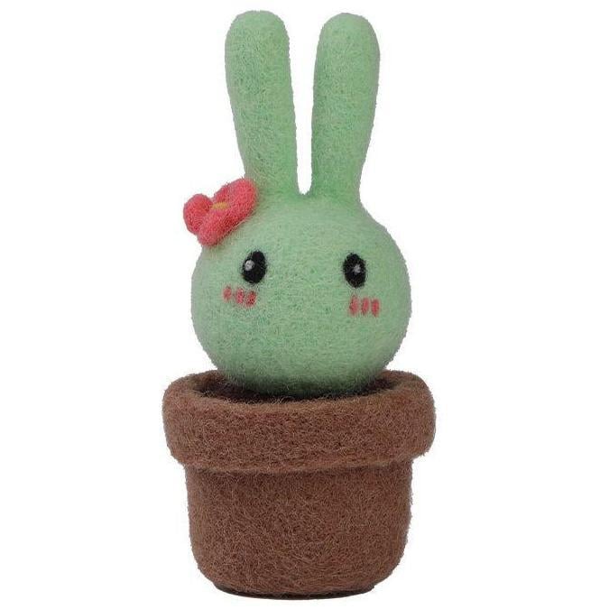 Handmade Needle Felting Succulent Kit