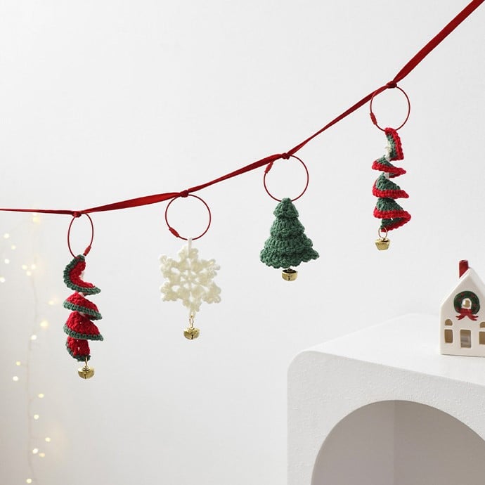 Handmade Crochet Christmas Ornaments