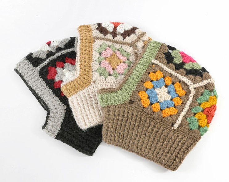 Handmade Knit Balaclava Hood