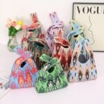 atlas pattern knit bag