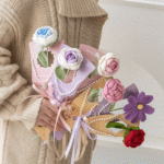 Handmade Crochet Rose Bouquet