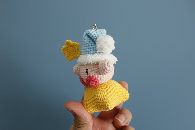 Handmade Starry-Eyed Cutie Keychain