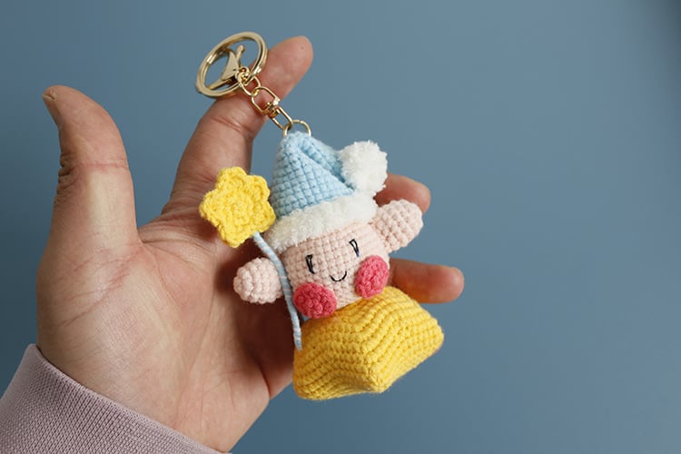 Handmade Starry-Eyed Cutie Keychain