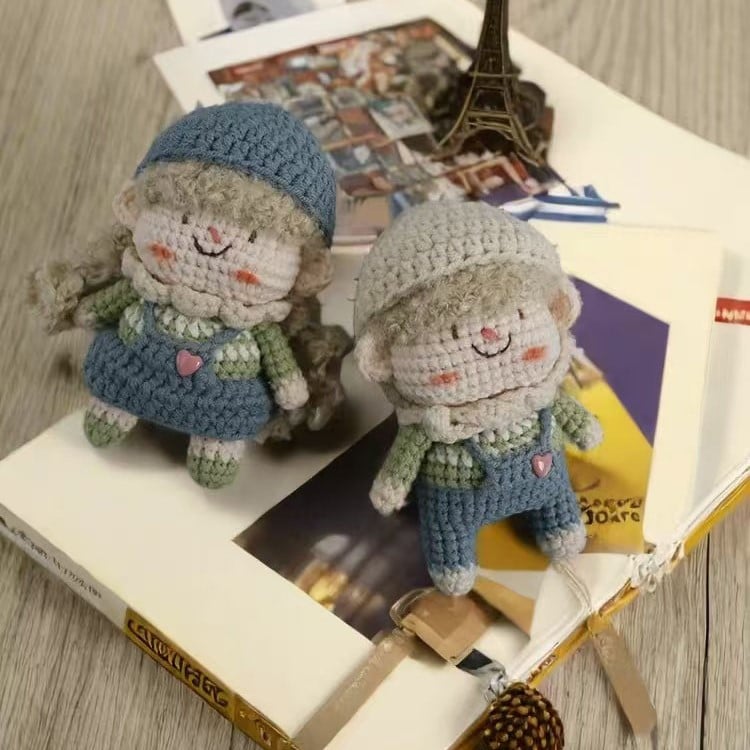Handmade Crochet Couple Dolls
