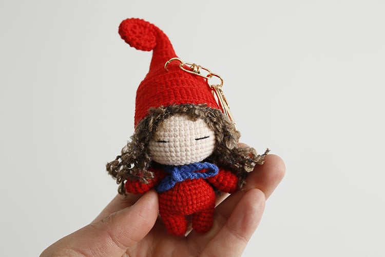 Handmade Crochet Witch Doll