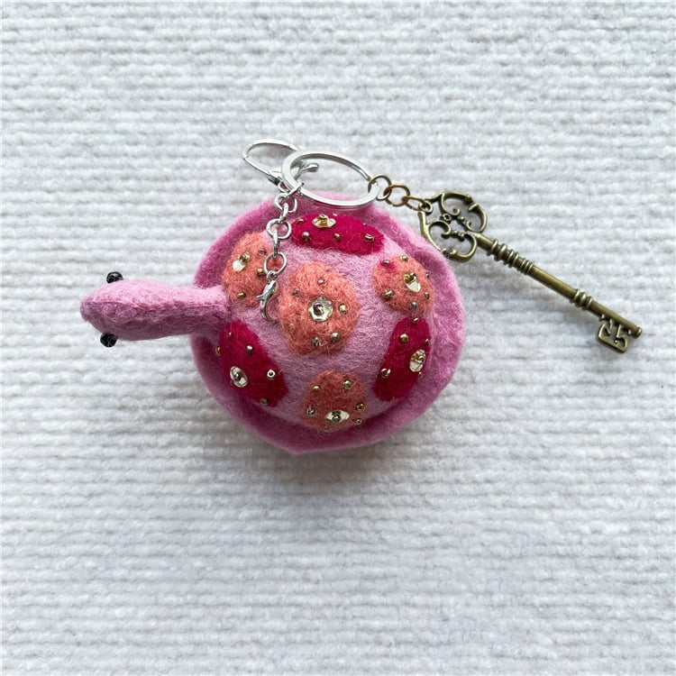 handmade felt lucky turtle charms