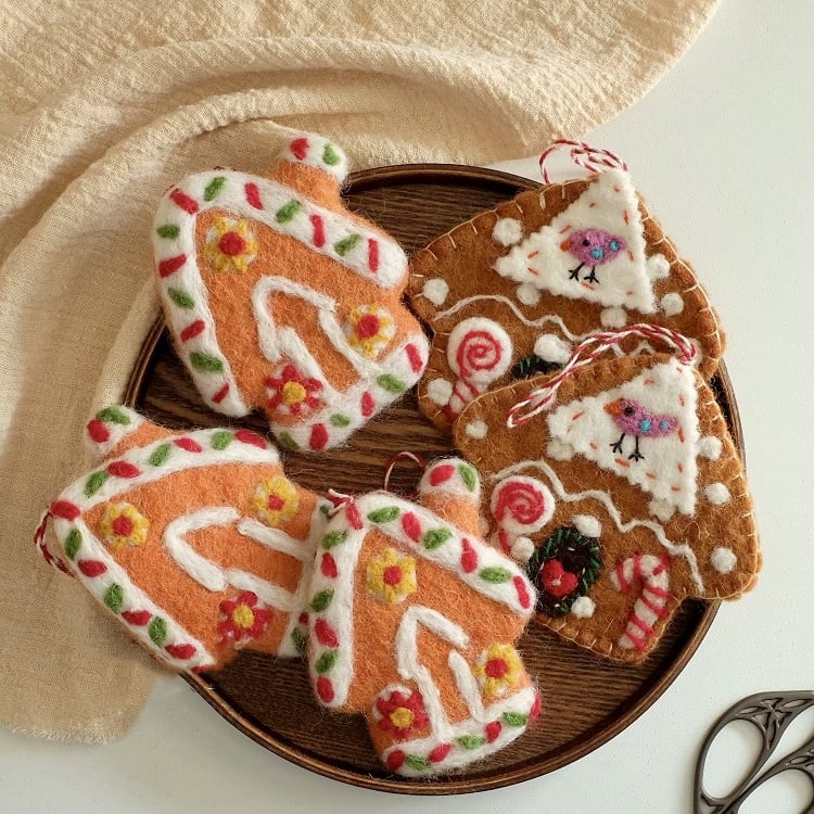 Handmade Felt Christmas Ornaments