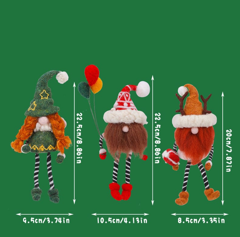 Needle Felting Christmas Gnome Kit