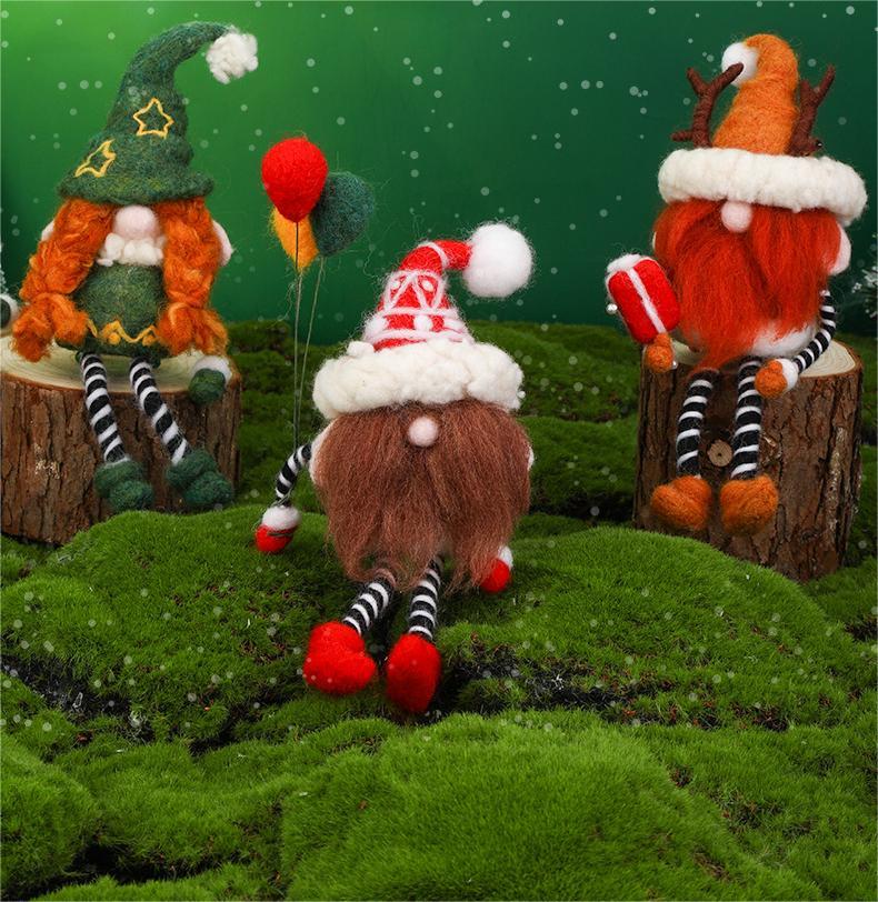 Needle Felting Christmas Gnome Kit