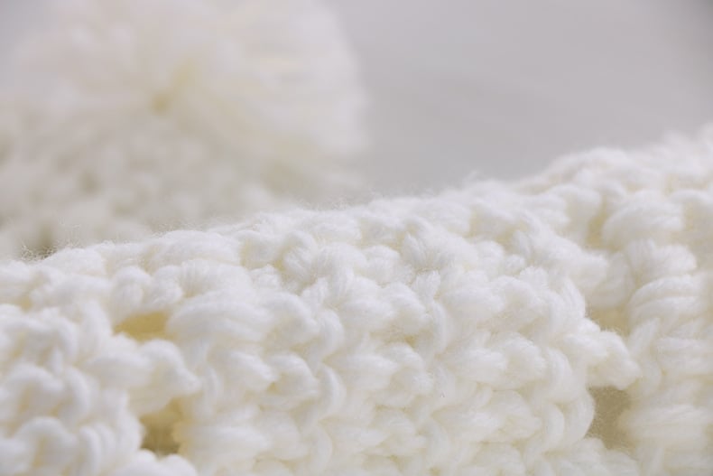 Crochet Round Hollow Doily Rug White Crochet Rug