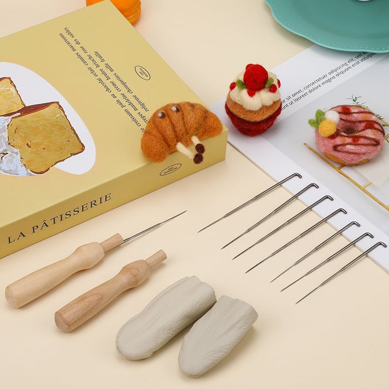 Handmade Wool Felt Afternoon Tea Desserts Kit