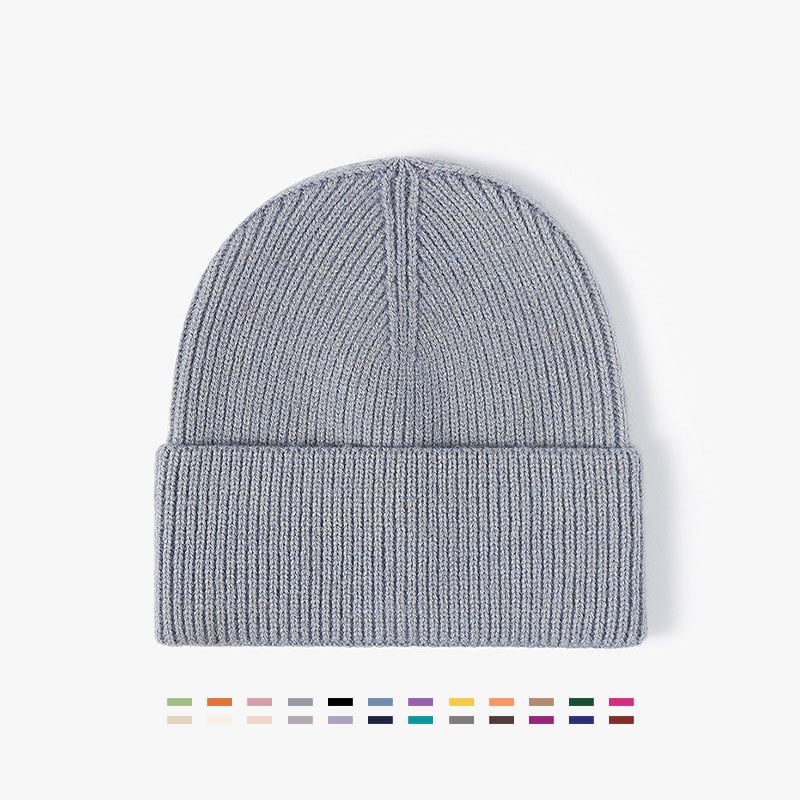 Cozy Winter Cashmere Knit Beanie Hat