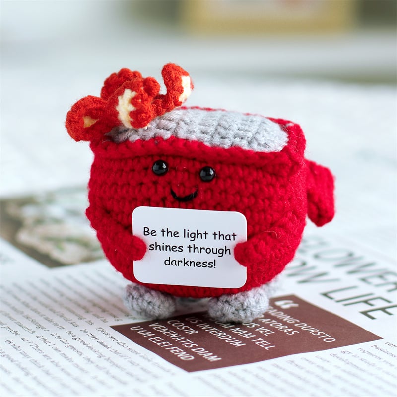 Dumpster Fire Crochet Plush