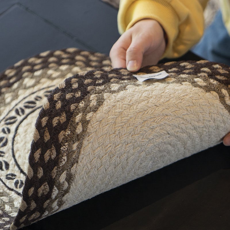 handmade jute coasters and placemats