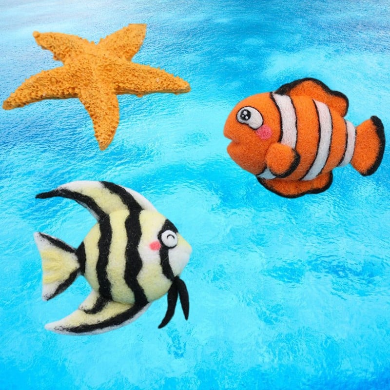 Needle Felt Tropical Fish Kit