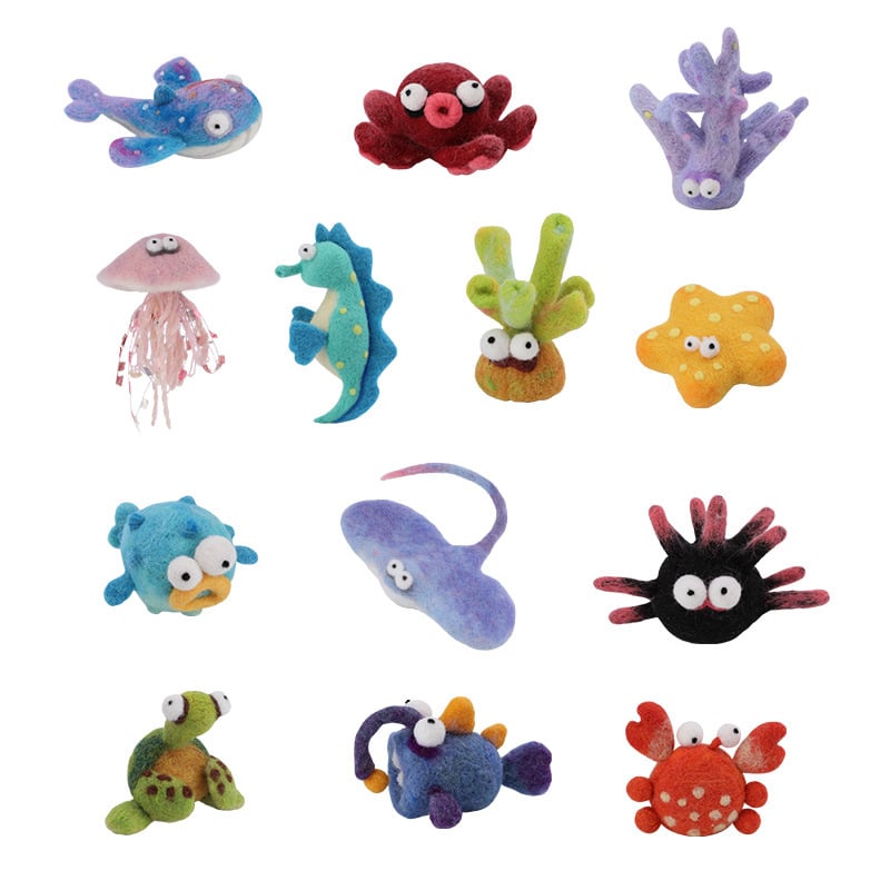 Ocean Animal Needle Felting Kit