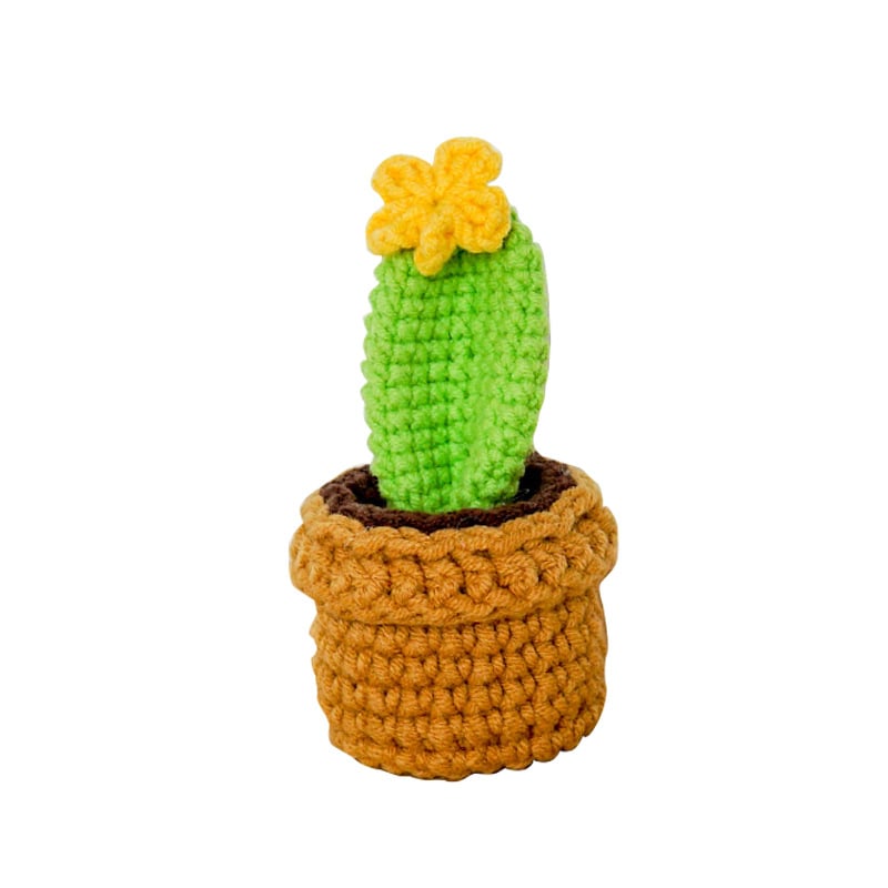 Crochet LOVE Succulent Cactus Potted Plant