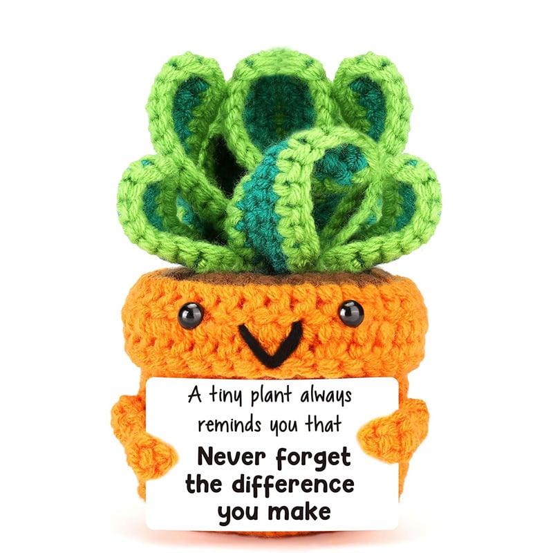 Handmade Crochet Avocado and Plant Dolls