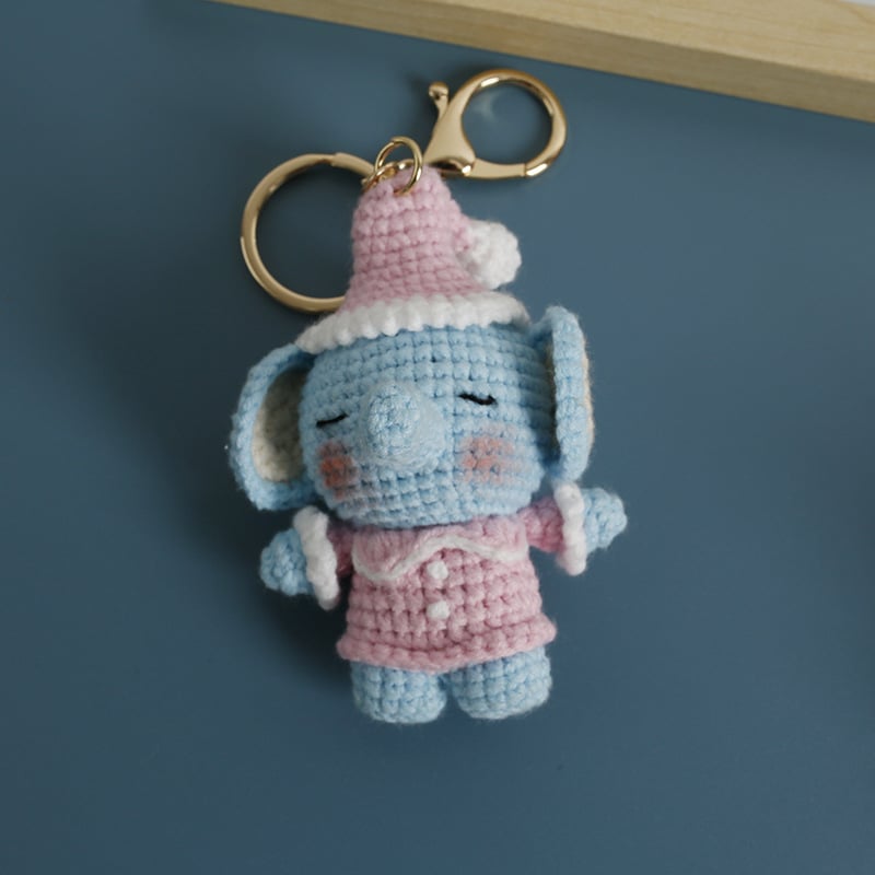 A Sleeping Elephant Wrapped in Dreamy Blues