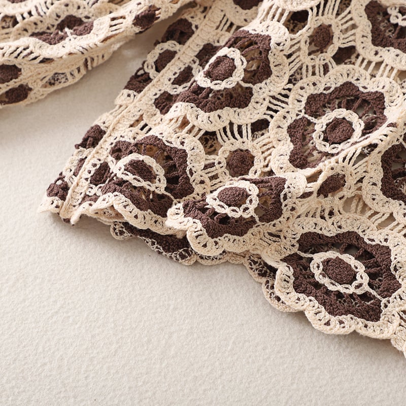 vintage crochet pullover sweater