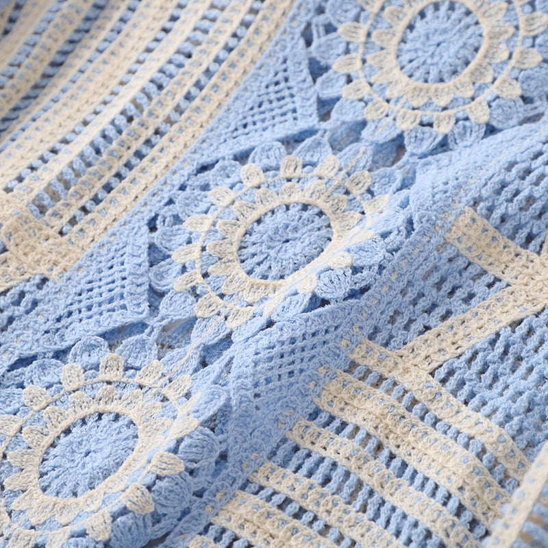 handmade crochet lace knit cardigans