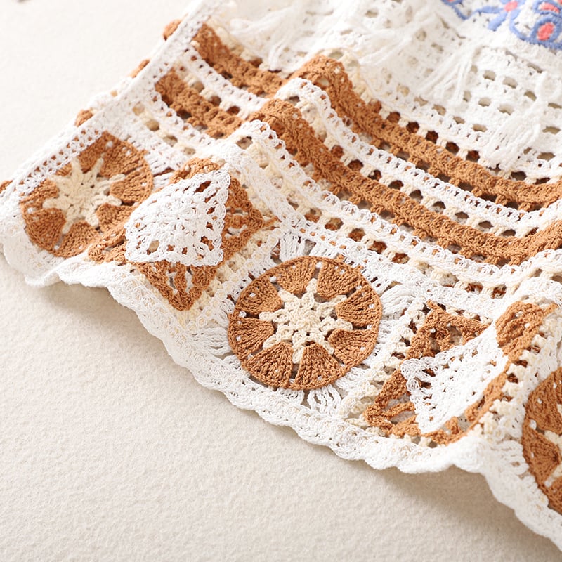 Handmade Crochet Granny Square Tank Tops