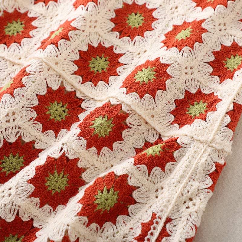 Handmade Crochet Knit Slip Dresses