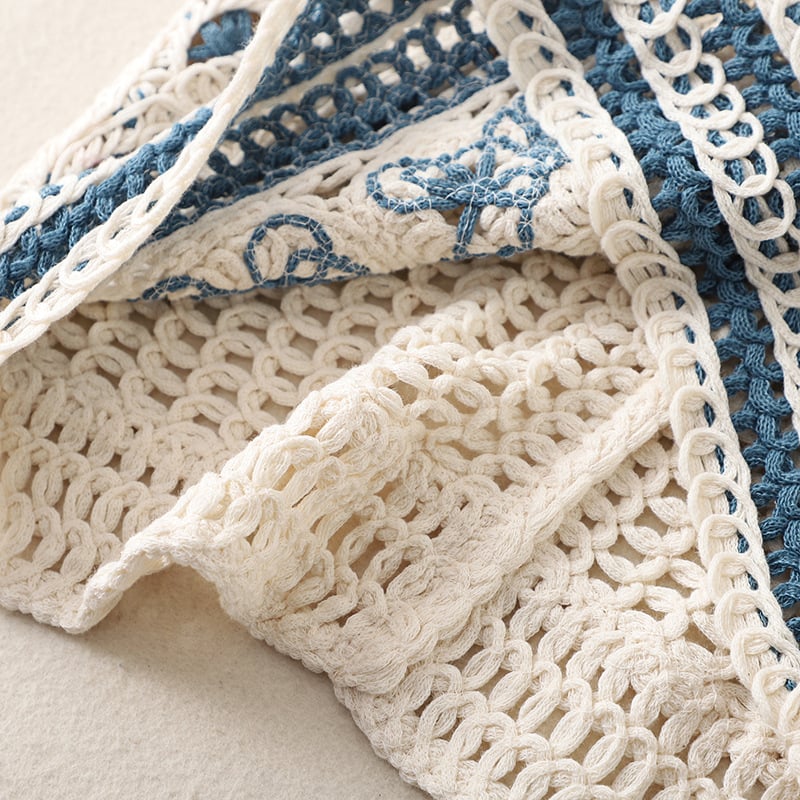 Elegant Handmade Crochet Sleeveless Vest