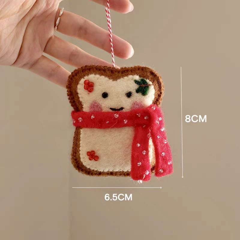 Personified Toast Ornament