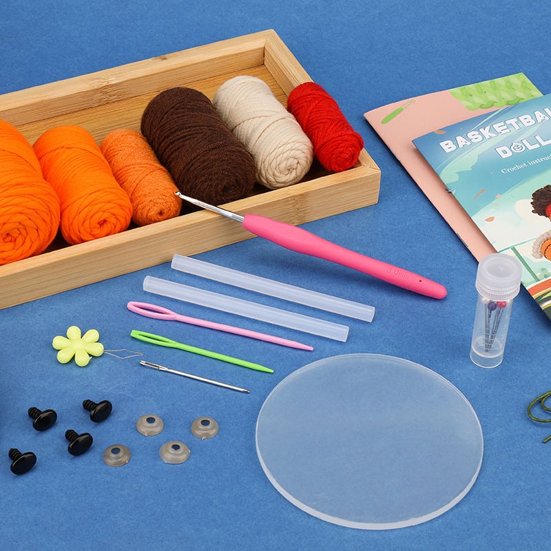 Crochet Basketball Doll DIY Kit