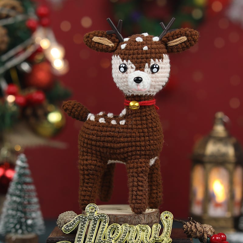 Christmas Fawn Crochet Kit