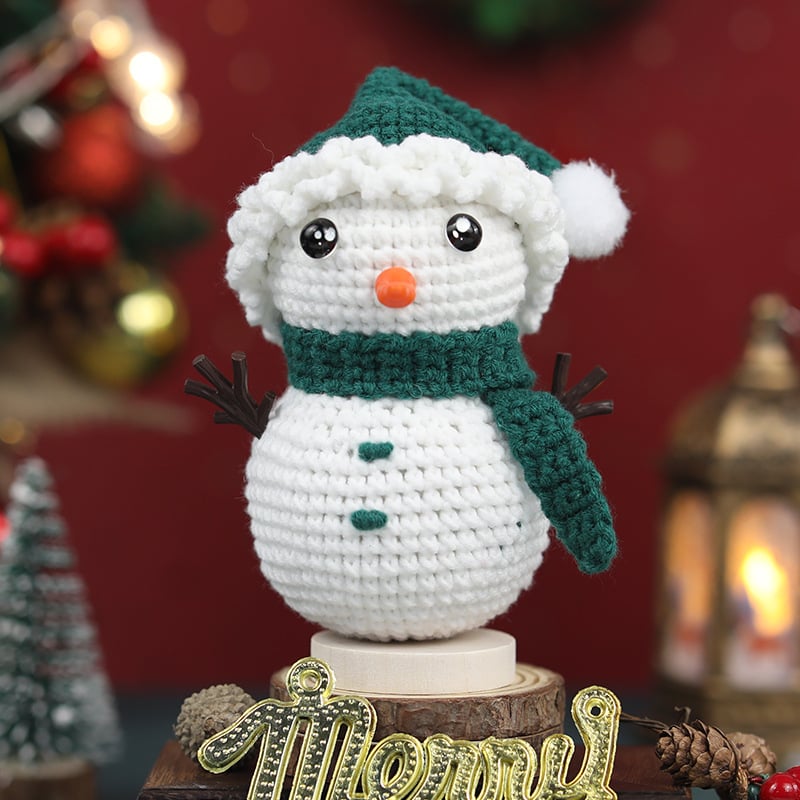 DIY Snowman Daddy Crochet Kit