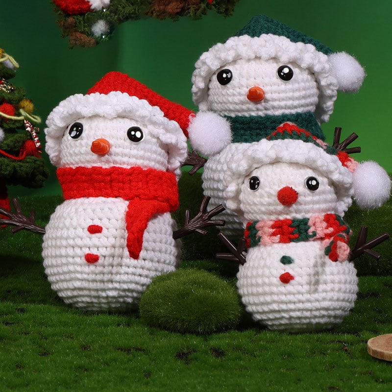 DIY Snowman Daddy Crochet Kit