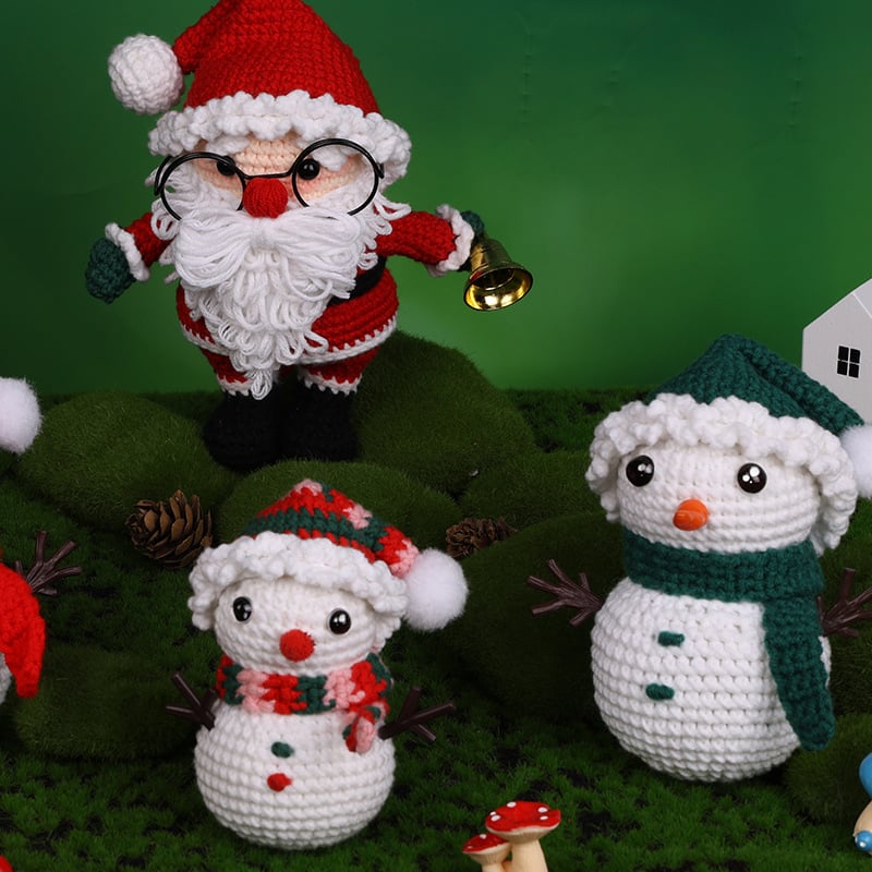 DIY Snowman Baby Crochet Kit