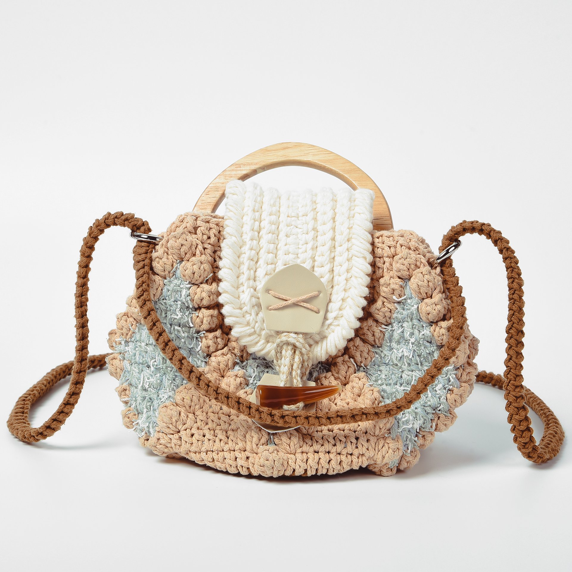 handmade knitted bag