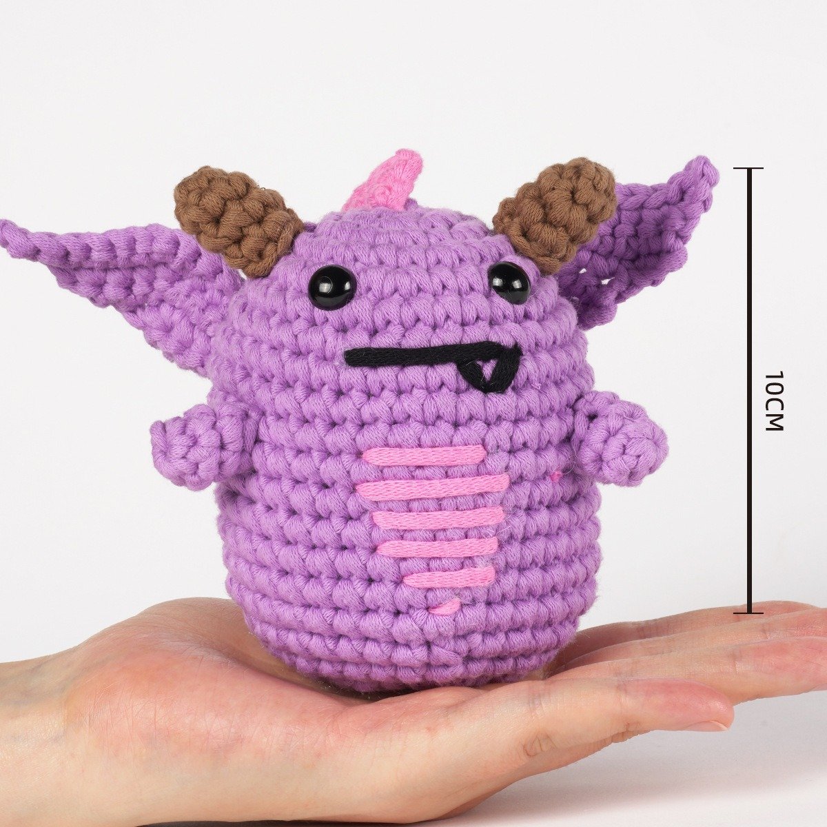 crochet purple monster kit