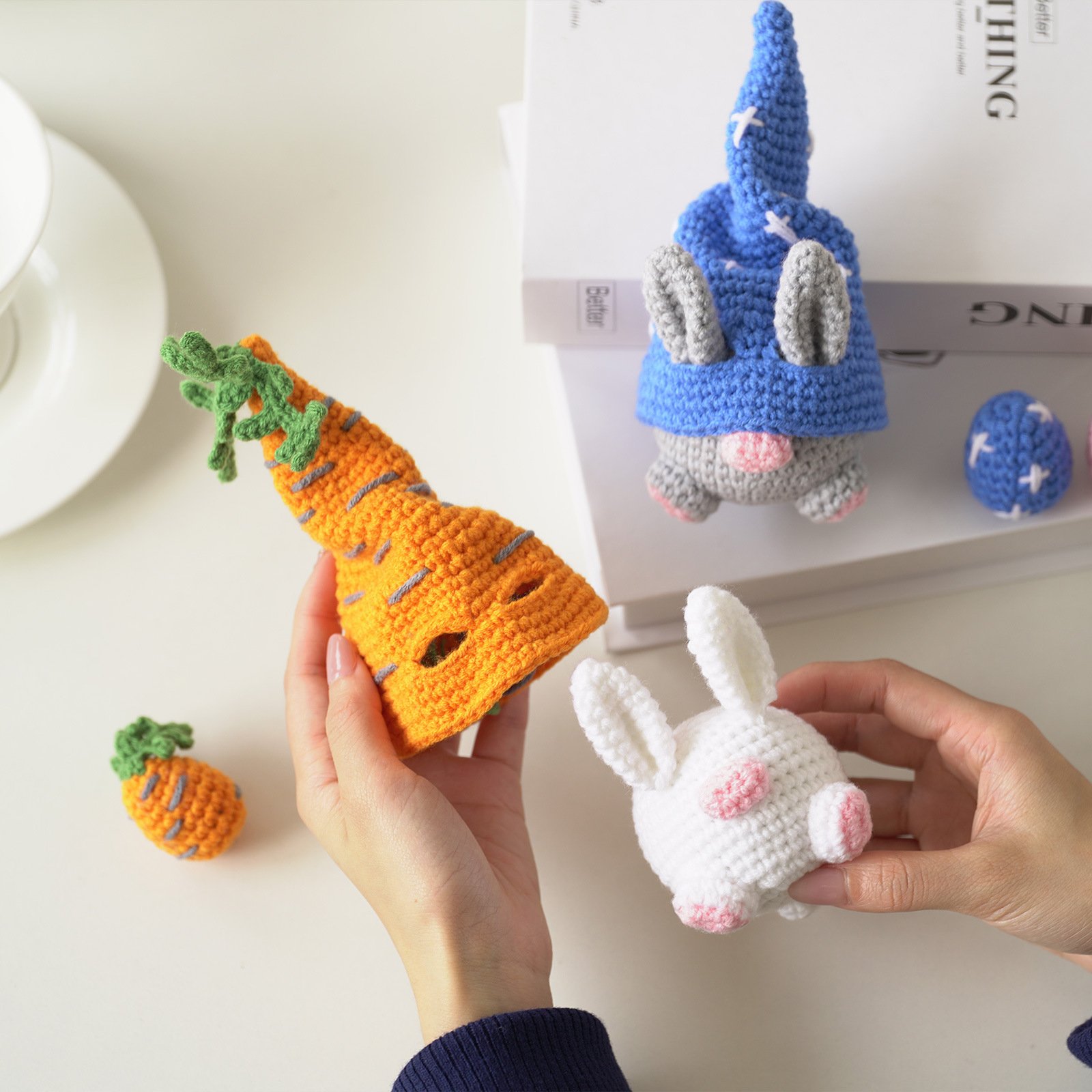 Crochet Bunny Gnome Kit
