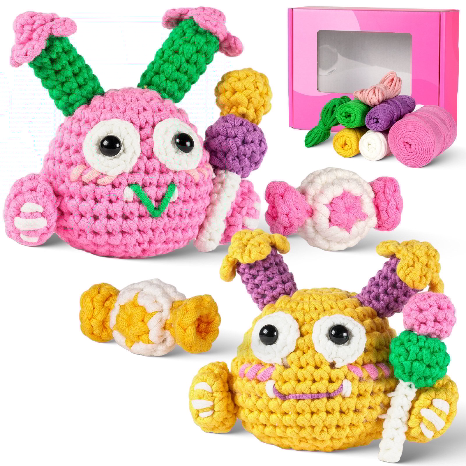 Crochet Monster Candy DIY Kit