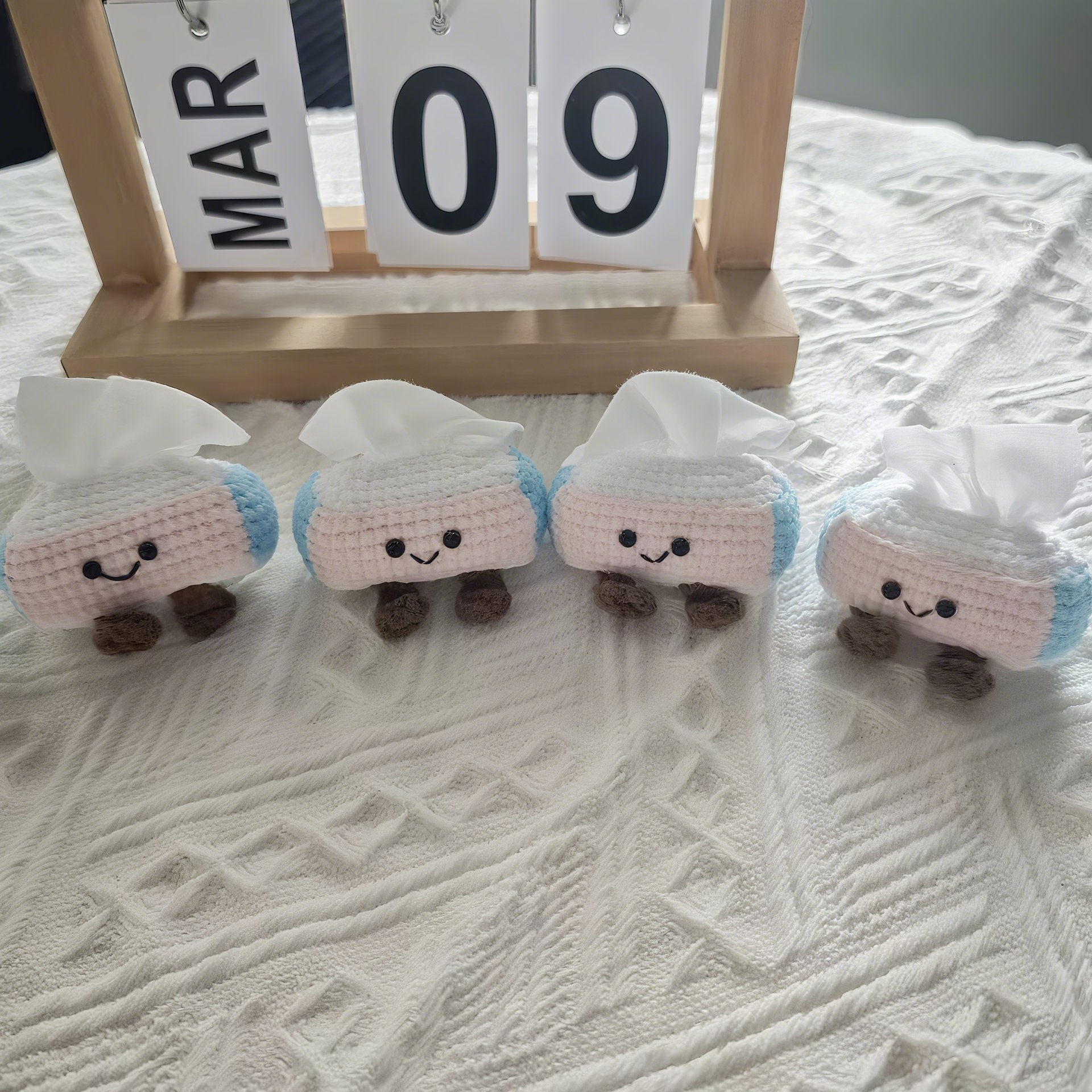 Handmade Crochet Tissue Box Doll