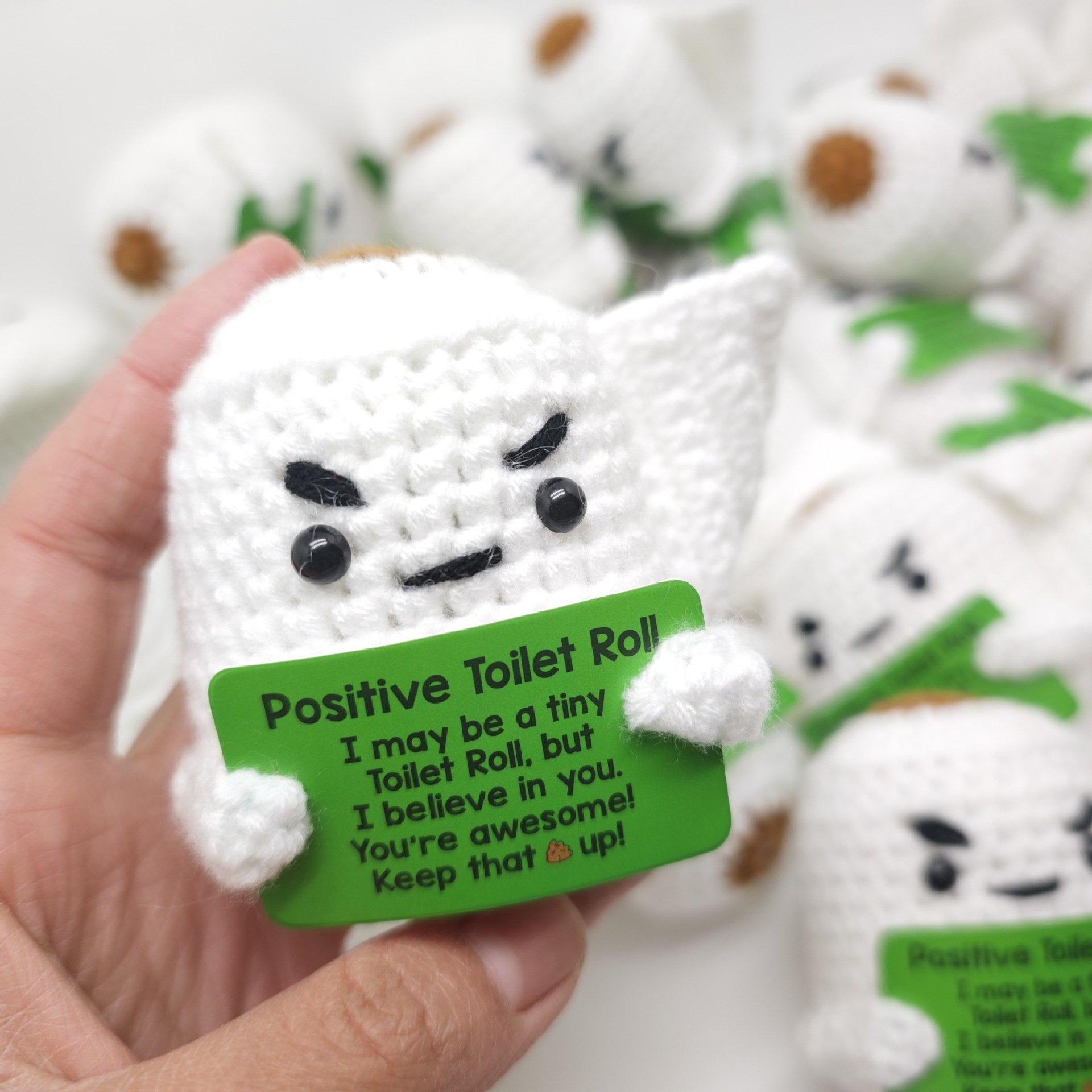 Handmade Crochet Toilet Roll Doll