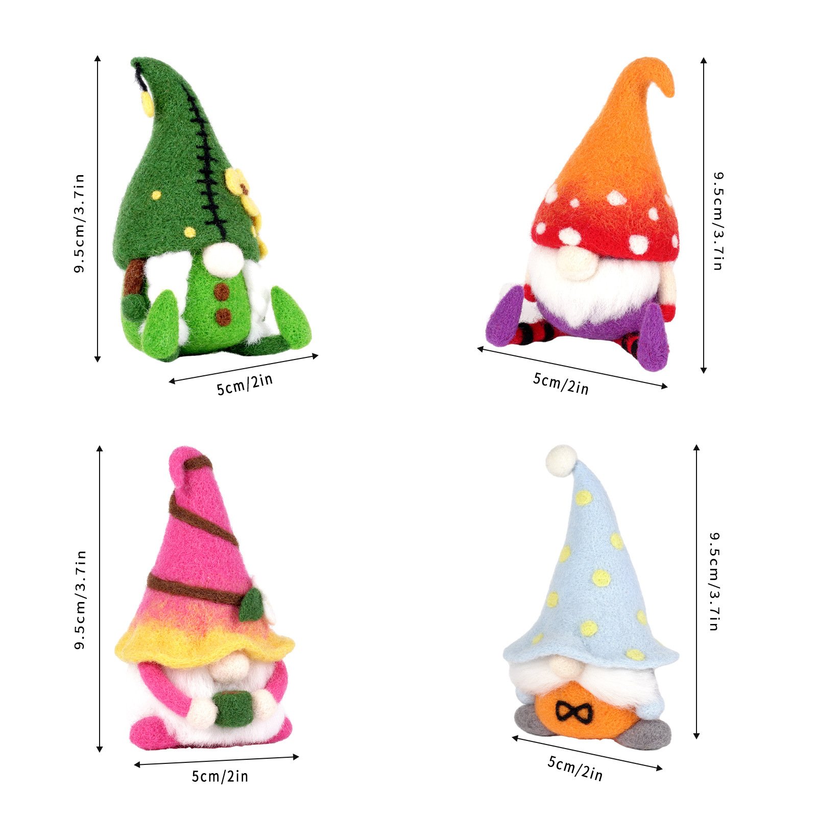 Christmas Needle Felting Gnome Kit