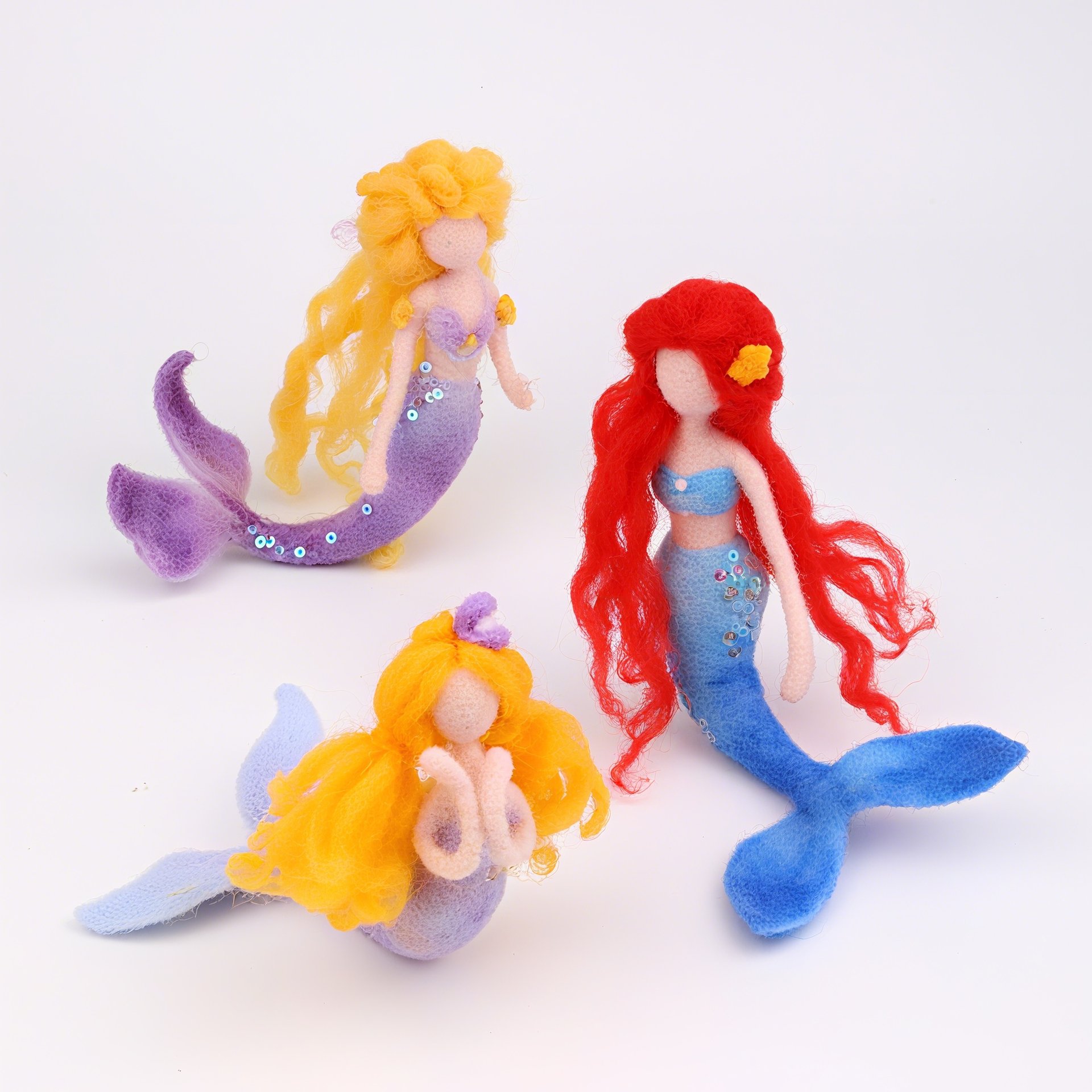 Handmade Needle Felting Ocean Friends Kit