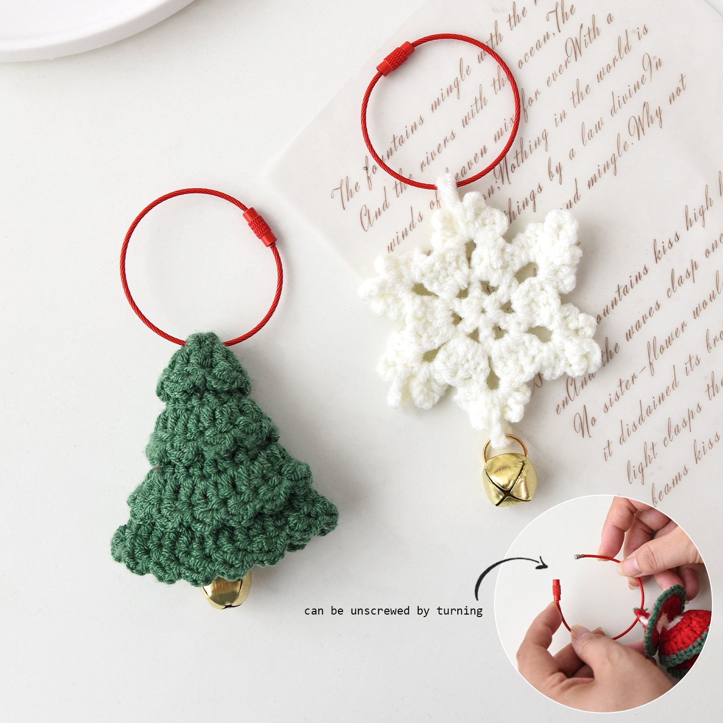 Handmade Crochet Christmas Ornaments