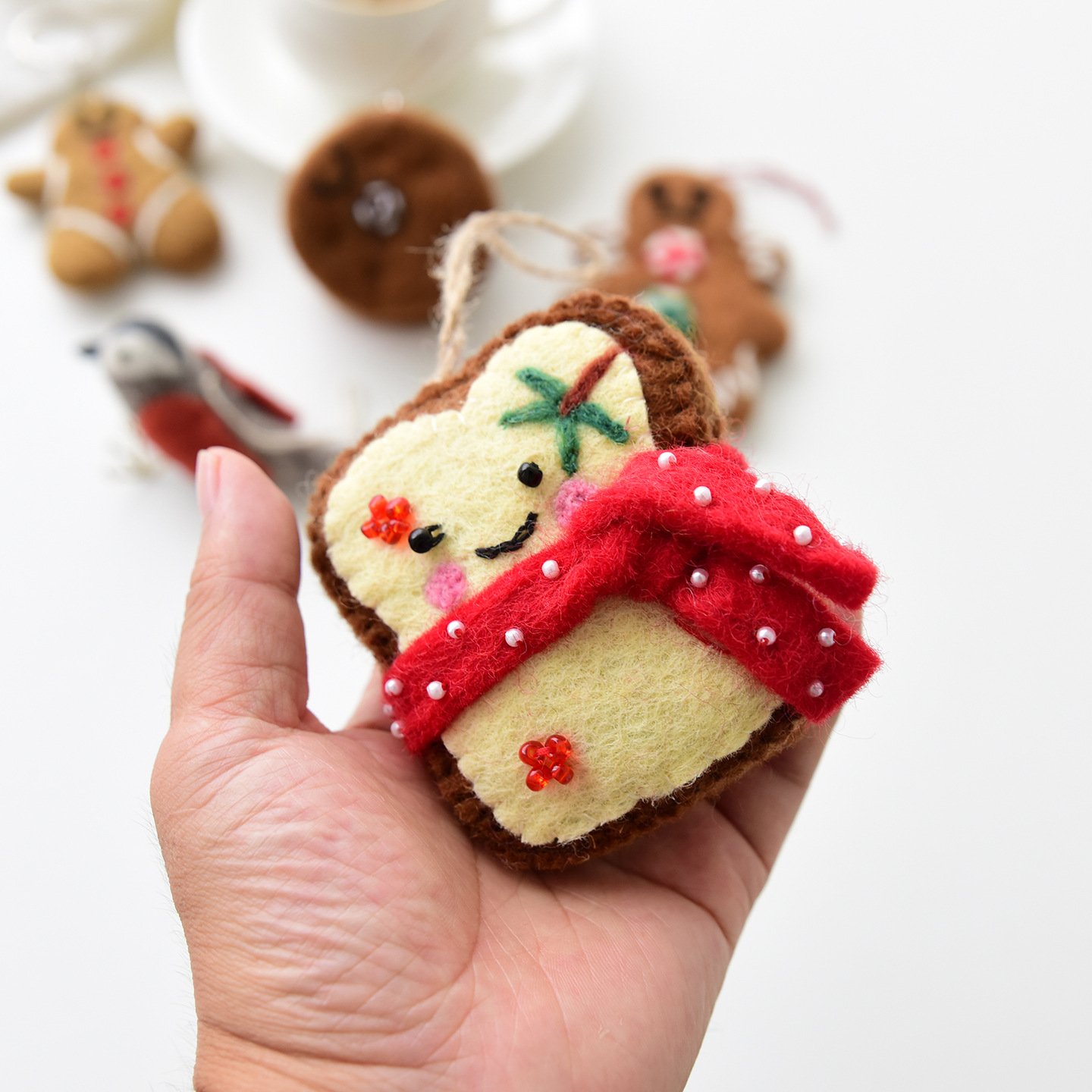 (Personified Toast Ornament)