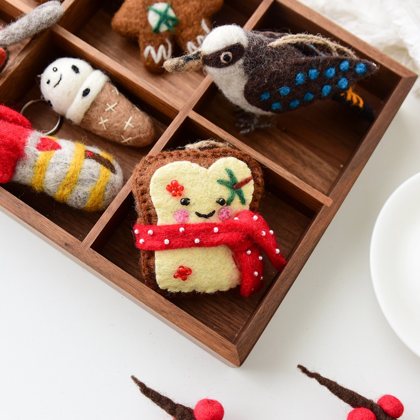 Handmade Felt Christmas Ornaments